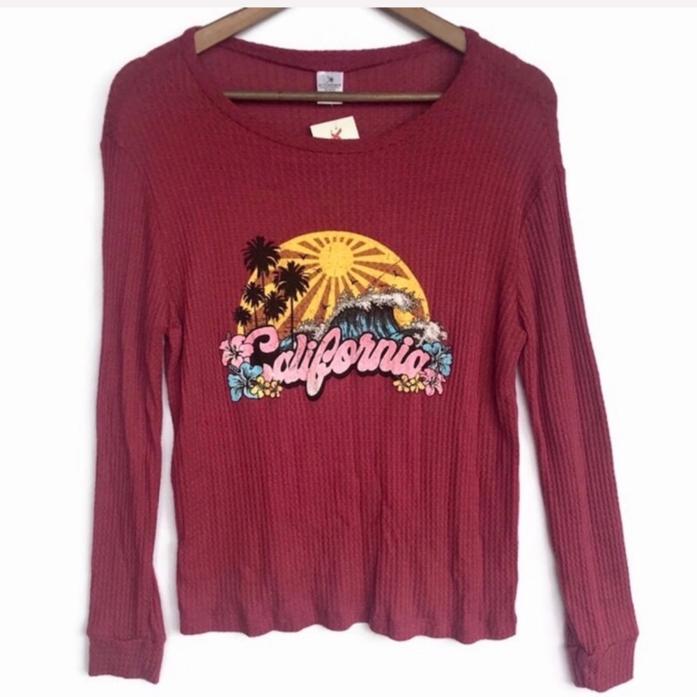 California By Stunner California Thermal Shirt NWT